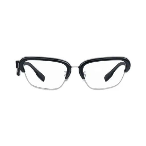 Bow-Adorned Temple Glasses / Blk