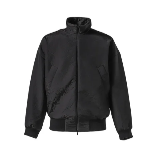 High Neck Track Jacket /Blk