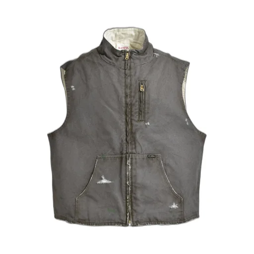 Boro Duck Vest / Gray