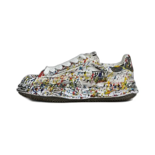 Black Low Canvas Multi / Wht