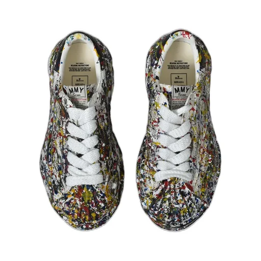 Black Low Canvas Multi / Wht