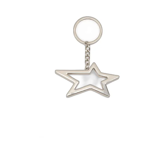 Star Metal Keychain ​​/ Sil