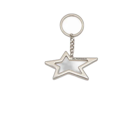 Star Metal Keychain ​​/ Sil