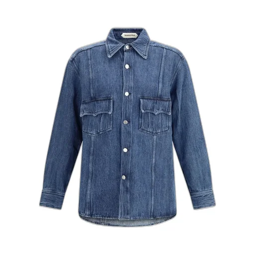 Namacheko Han Plissé Denim Shirt