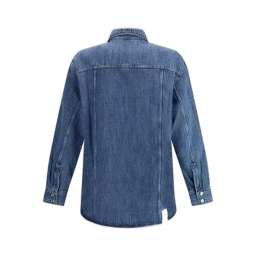 Namacheko Han Plissé Denim Shirt