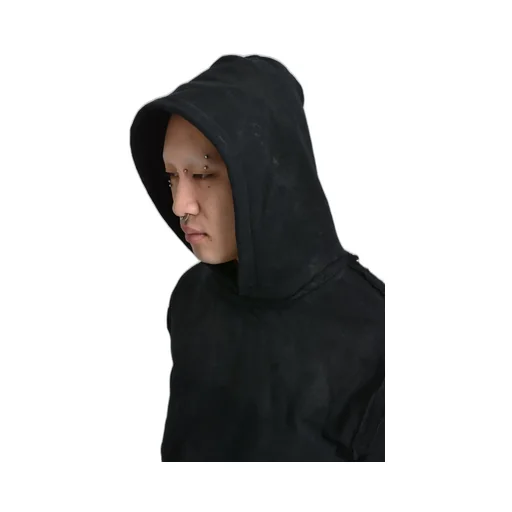 Oilskin Hoodie / Black