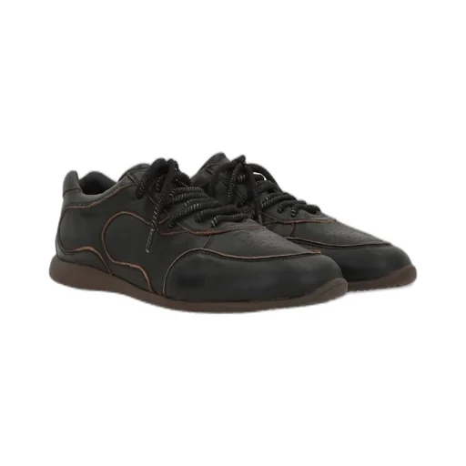 Namacheko Lace-Up Leather Sneakers