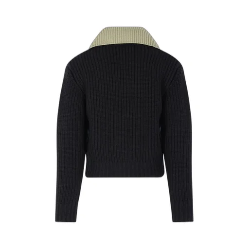 Namacheko Ribbed Zip-Up Cardigan