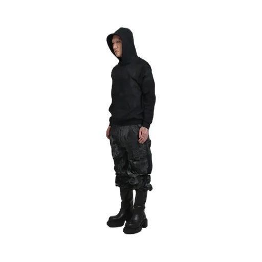 Oilskin Hoodie / Black