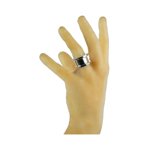 Crescent Channel Ring / Sil