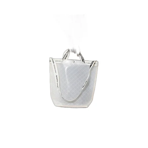 Plaid Vinyl Logo Tape Shoulder Bag / Clear