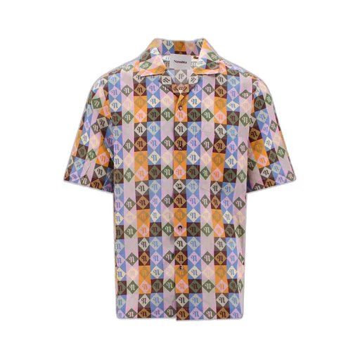 Nanushka Allover Printed Collared Button-Up Shirt