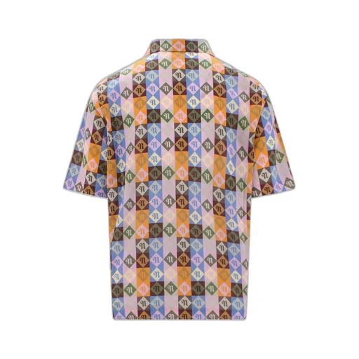 Nanushka Allover Printed Collared Button-Up Shirt