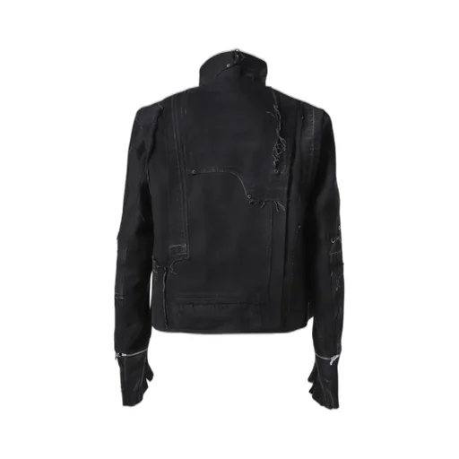 Gloved Tactical Patchwork Jacket / Blk