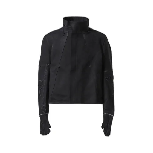 Gloved Tactical Patchwork Jacket / Blk