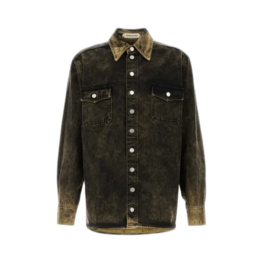 Namacheko Distressed Button-Up Shirt