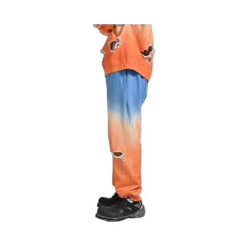 Distressed Sweatpants / Sky