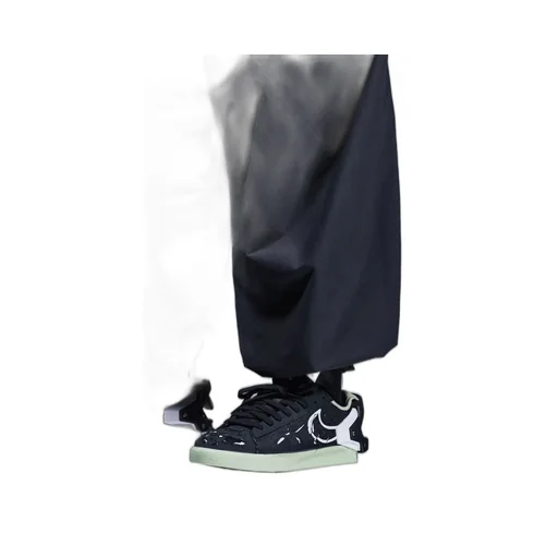 Encapsulated Nylon Ultrawide Drawcord Cargo Trouser Gen. 1 / Blk