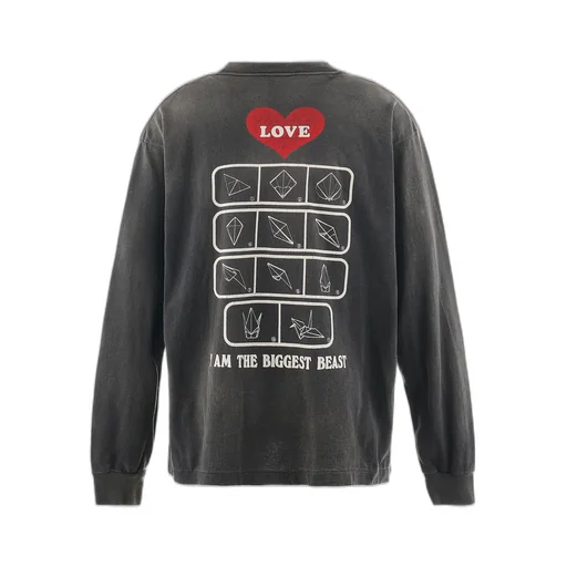 Ls Tee/Love / Black