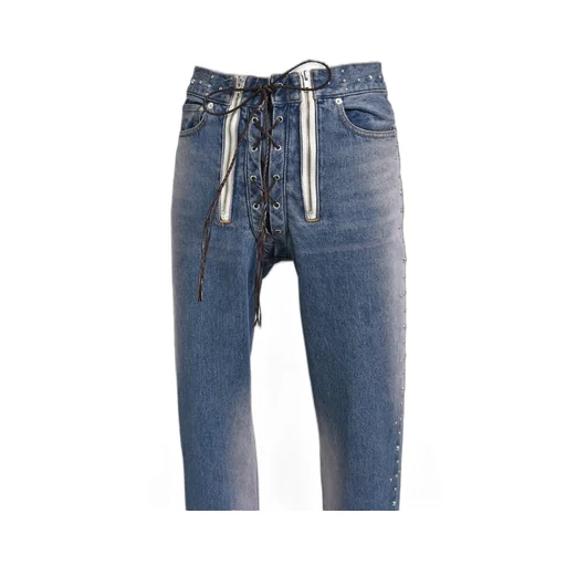 Western Studs Denim Pants / Sky Ind