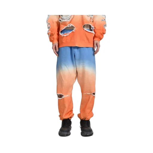 Distressed Sweatpants / Sky