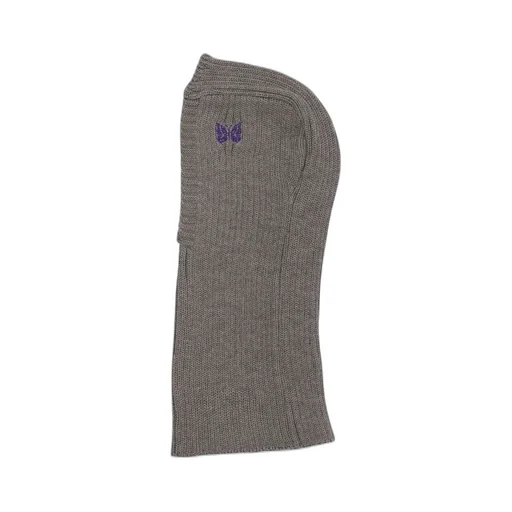 Needles Butterfly Embroidered Knitted Balaclava