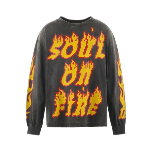 Ls Tee/Soul On Fire / Black