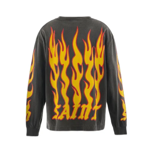Ls Tee/Soul On Fire / Black