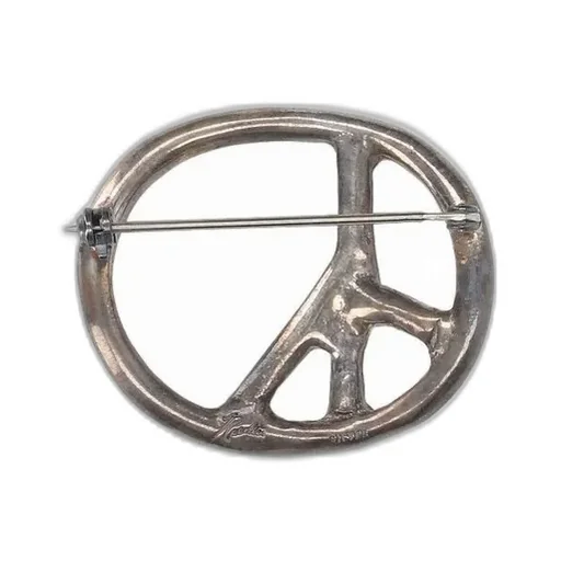 Needles Peace Brooch