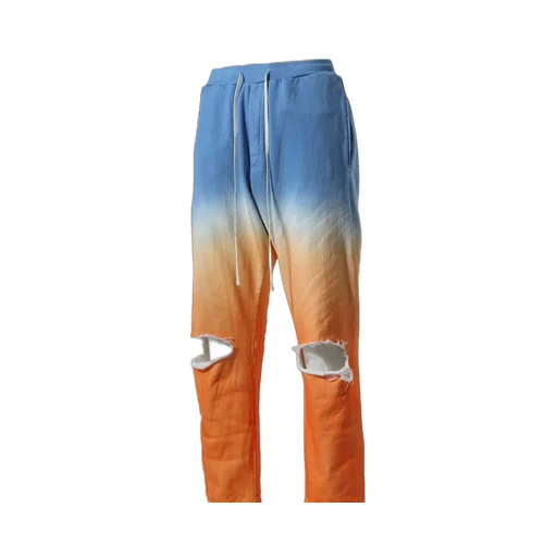 Distressed Sweatpants / Sky