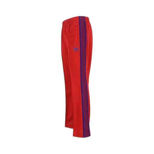 Needles Logo Embroidered Velvet Trousers