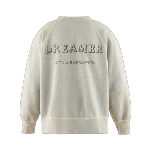 Crew Swt/Flower / Wht