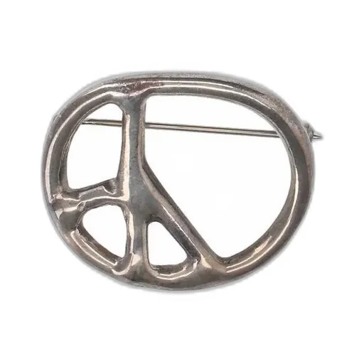 Needles Peace Brooch