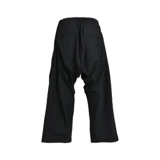 Encapsulated Nylon Ultrawide Drawcord Cargo Trouser Gen. 1 / Blk