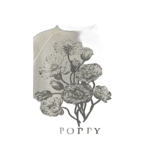 Crew Swt/Flower / Wht