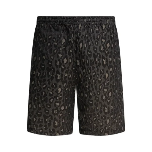 Needles Pe/C Leopard Printed Shorts