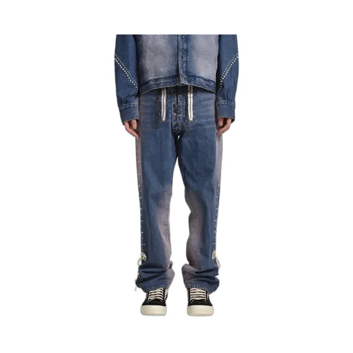 Western Studs Denim Pants / Sky Ind