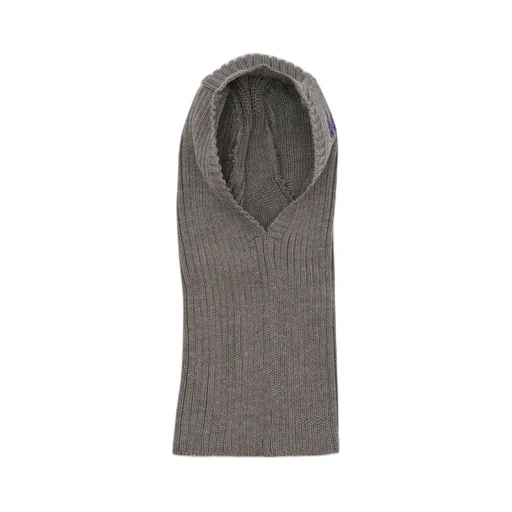 Needles Butterfly Embroidered Knitted Balaclava