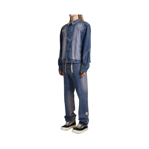 Western Studs Denim Pants / Sky Ind