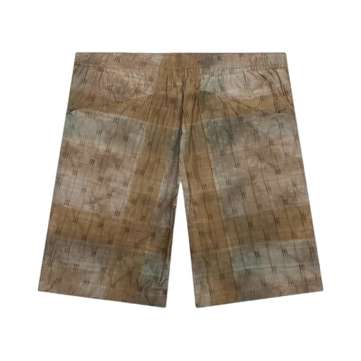 Needles Motif Printed Drawstring Bermuda Shorts