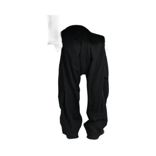 Encapsulated Nylon Ultrawide Drawcord Cargo Trouser Gen. 1 / Blk