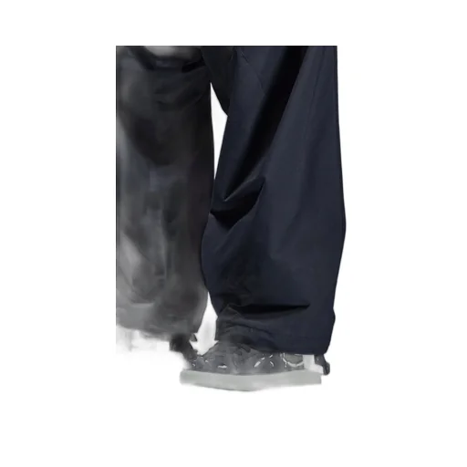 Encapsulated Nylon Ultrawide Drawcord Cargo Trouser Gen. 1 / Blk