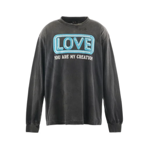 Ls Tee/Love / Black