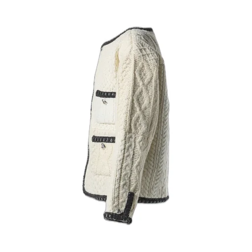 Knit Jacket / White