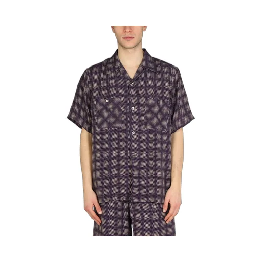 Needles Check Pattern Short Sleeved Shirt