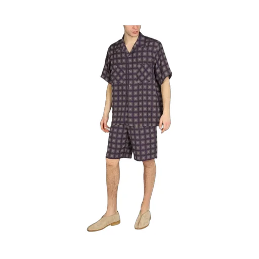 Needles Check Pattern Short Sleeved Shirt