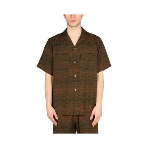 Needles Buttoned Short-Sleeved Shirt