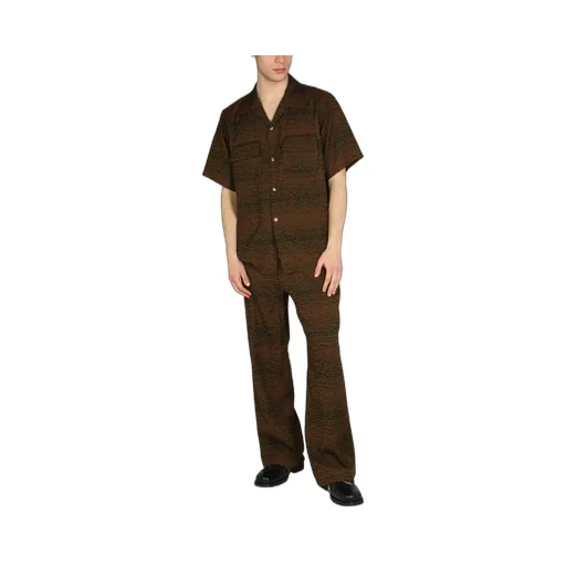 Needles Buttoned Short-Sleeved Shirt