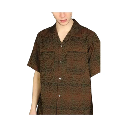 Needles Buttoned Short-Sleeved Shirt