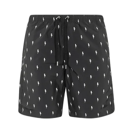 Neil Barrett All-Over Pattern-Printed Drawstring Shorts